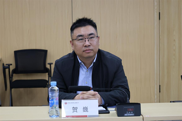 省发展改革委铁建处胡侃处长一行到安博电子交流座谈