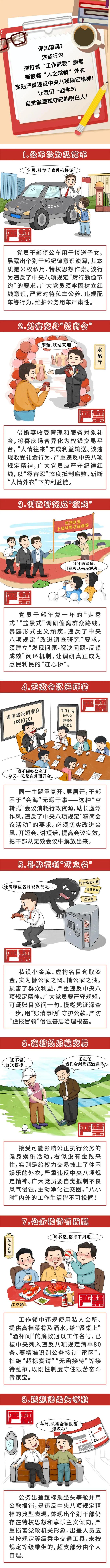 【安博电子】这些行为违反中央八项规定精神